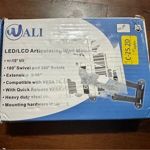 WALI 1330LM LED/LCD Articulating TV Wall Mount 13-30" VESA 75/100 New in Box